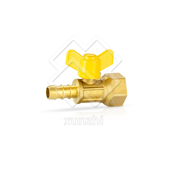 XFM01021 Special Gas Brass Ball Valve With Butterfly Handle Made In China