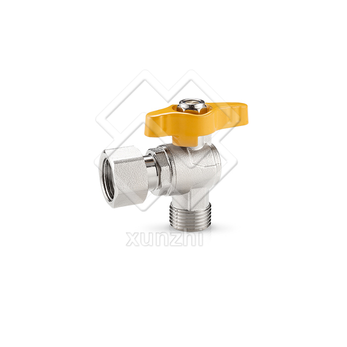 XFM04006 Varte Brand Wholesale Lithium Handle Forged Brass Flange Butterfly Valve