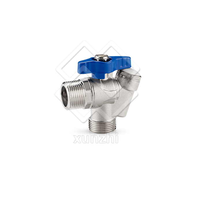 XFM04007 Varte Brand Wholesale Lithium Handle Forged Brass Flange Butterfly Valve