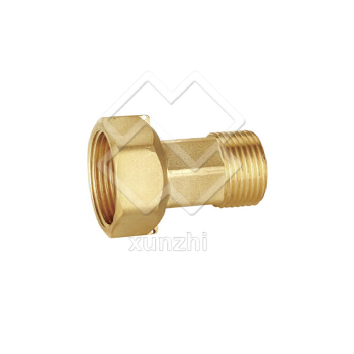XGJ01008 Customized Precision Brass Threaded Fittings Stainless Steel Pipe crimp pipe