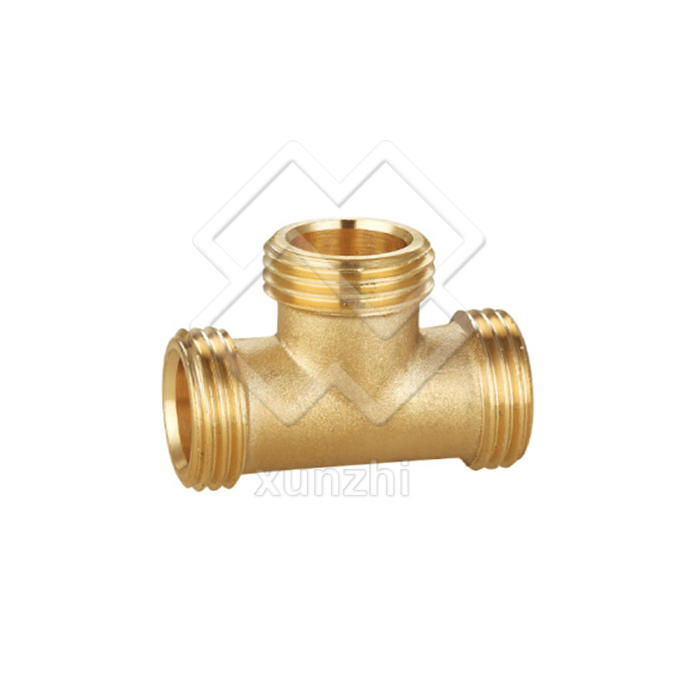 XGJ01016 September free sample Lead Free Brass Quick Release Push tee pipe connector female