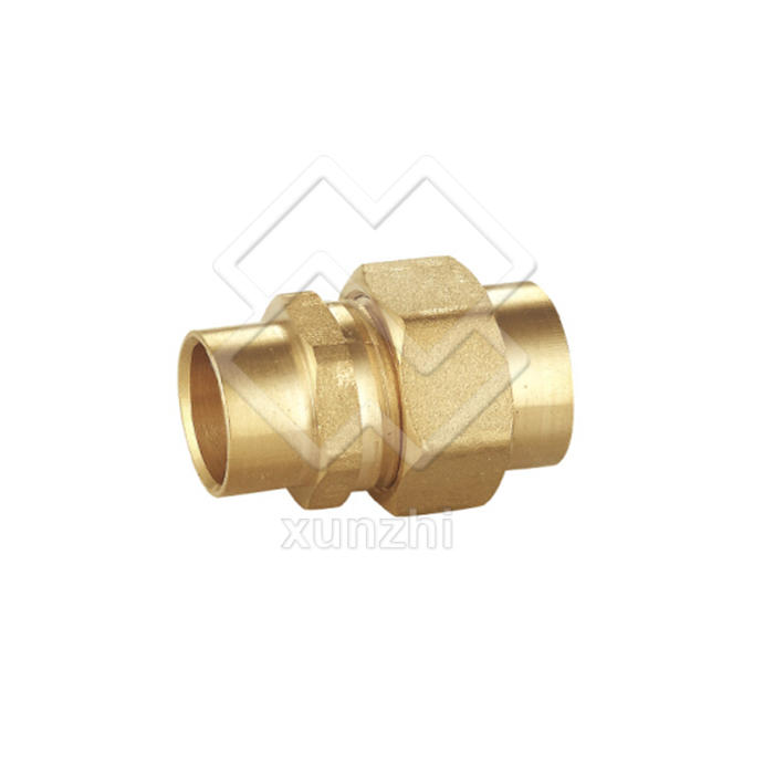 XGJ01023 Thread Fittings Hot Sales Customized Brass Forged Plasticity Thread Compression Fittings