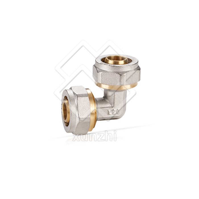 XGJ04013 Factory supply high quality brass pipe compression fittings reducing elbow