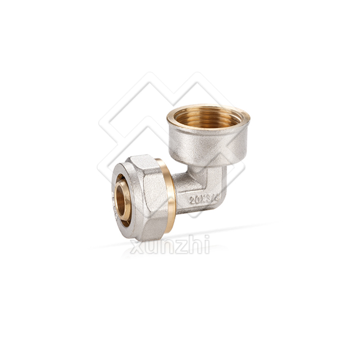 XGJ04014 Factory supply high quality brass pipe compression fittings male threads elbow