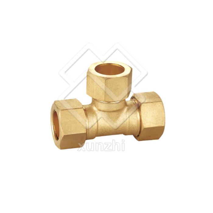 XGJ05006 High quality manufacturer machining fitting parts brass connector
