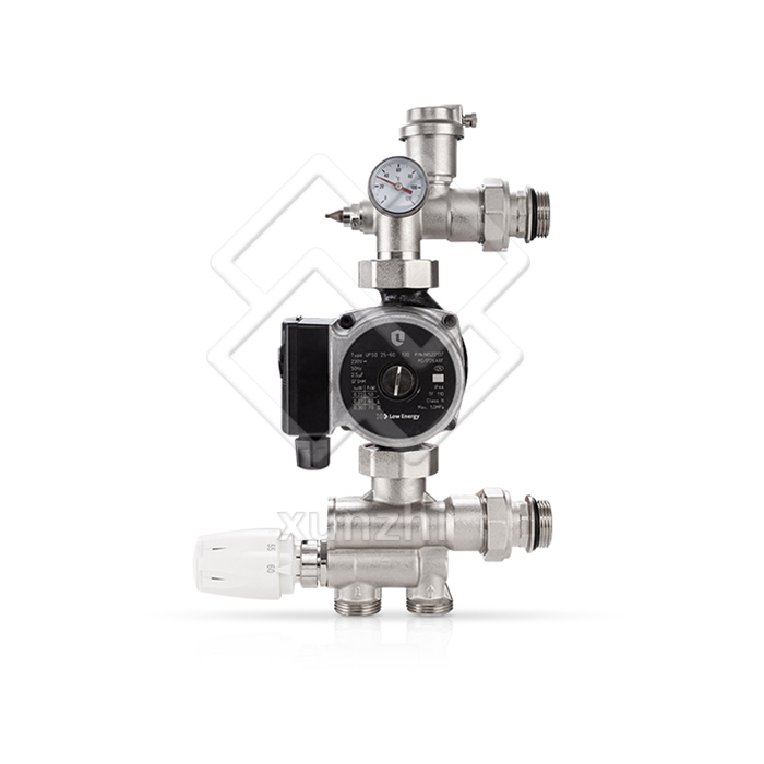 XNT02001 Hot Sale Water Manifold Underfloor Systems Floor Heating Parts Water-Mixing Center System