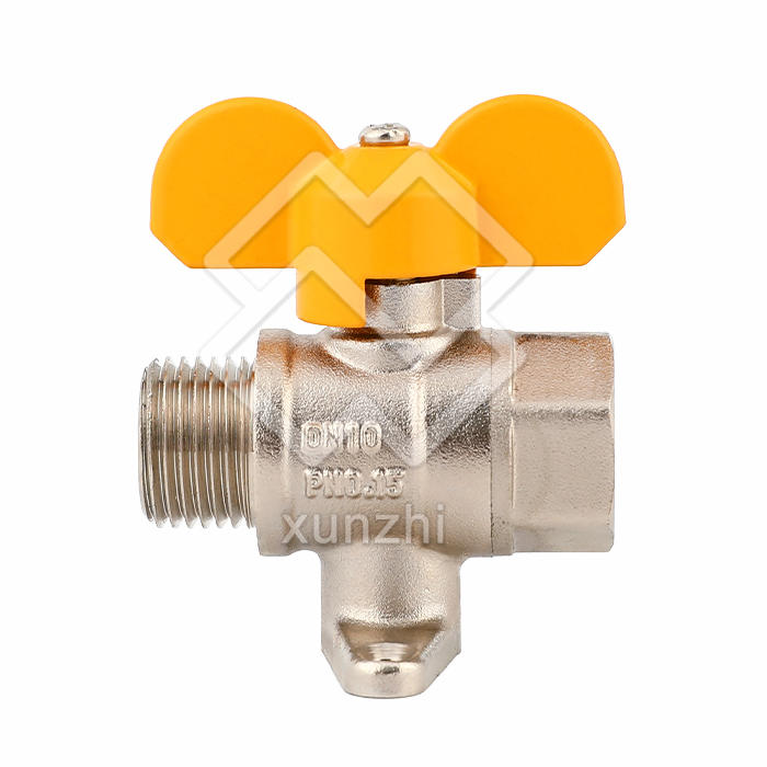 Gas ball valve High quality forgrd brass body ball valve with handle