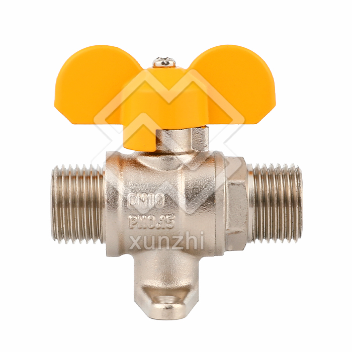 Gas ball valve High quality forgrd brass body ball valve with handle